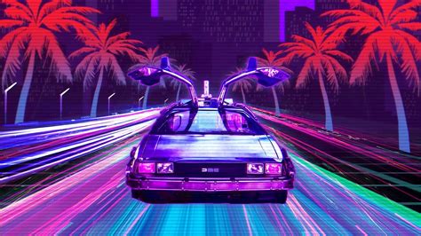 Retro Lux Cars Retrowave 4k retrowave wallpapers, hd-wallpapers, digital art wallpapers, cars ...