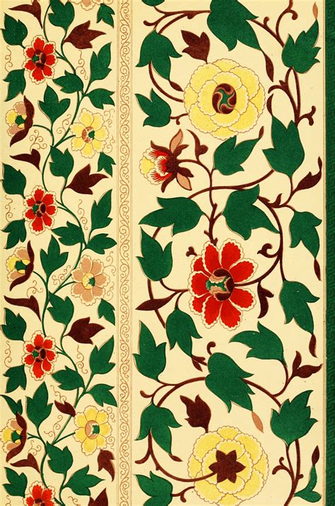 Floral Vintage Wallpaper Background Free Stock Photo - Public Domain Pictures