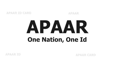 APAAR Card: One Nation, One ID for all students