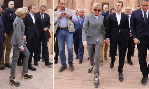 Brigitte Macron 65 Raises Eyebrows In 635 Louis Vuitton Trainers For ...