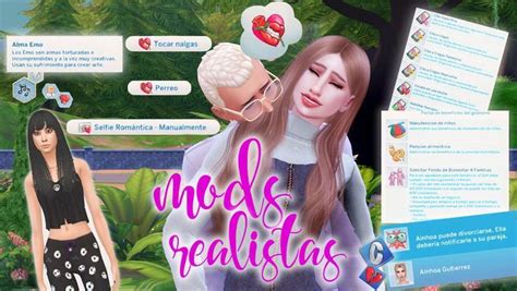 Sims 4 Mods realistas en Español | Sims 4, Sims 4 mods, Mods sims 4