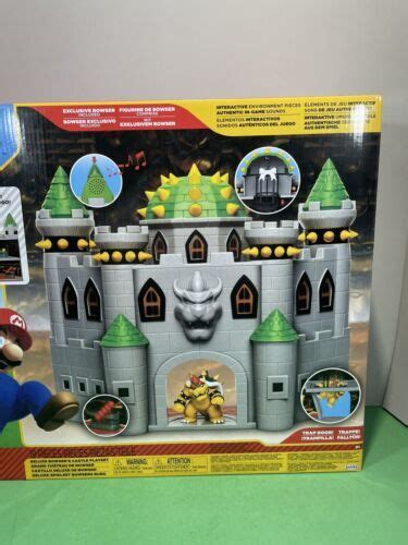 Nintendo Super Mario Deluxe Bowser's Castle Playset With Exclusive ...