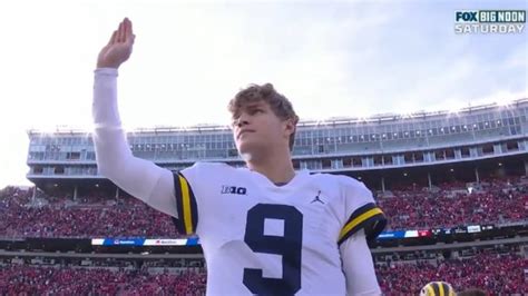 JJ McCarthy pulls a Joe Burrow after beating Ohio State