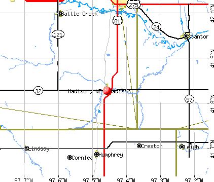 Madison, Nebraska (NE 68748) profile: population, maps, real estate, averages, homes, statistics ...