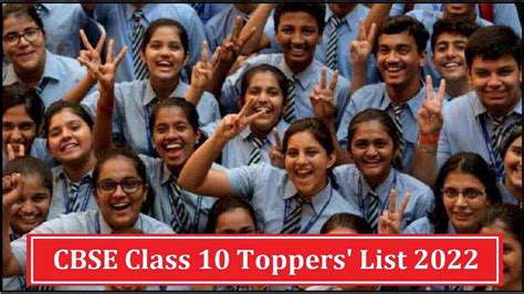 CBSE Class 10 Toppers’ List 2022: Check Names of Candidates Who Topped ...