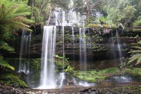 Russell Falls - Waterfalls in Tasmania's First National Park