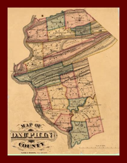 Map of Dauphin County, 1875 – Lykens Valley: History & Genealogy