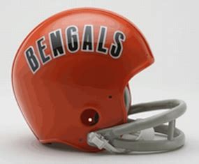 1968-1979 Cincinnati Bengals Throwback Mini Helmet