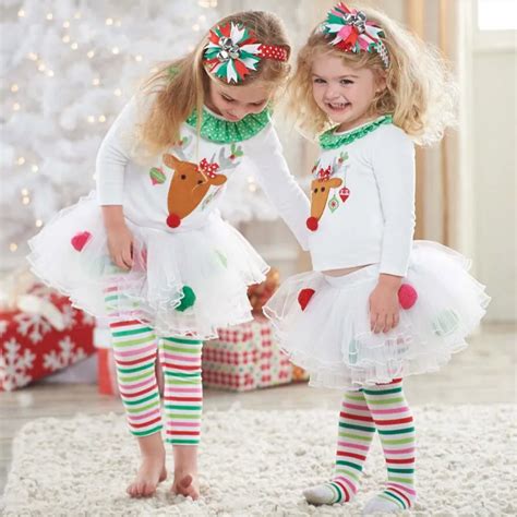 New Girls Boutique Clothing Cotton Children Clothing Christmas Outfits ...