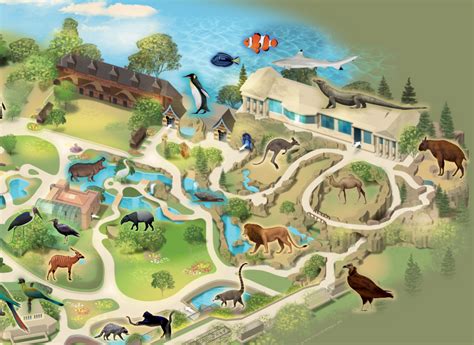 Visual Maps . - Antwerp Zoo Map