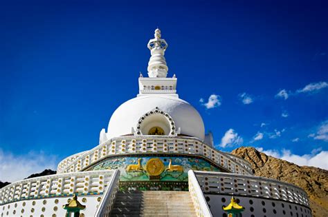 Shanti Stupa Ladakh Region Stock Photo - Download Image Now - iStock