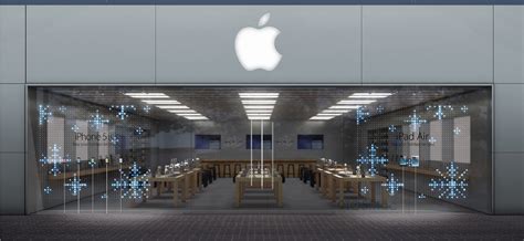 Mesmerizing front-window displays going up at Apple Stores ahead of holidays