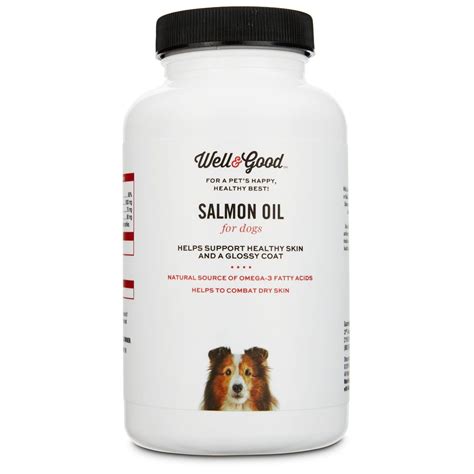 Well and Good Skin and Coat Salmon Oil Dog Capsules, 120 capsules ...