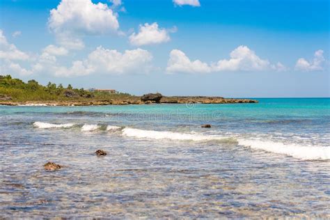 Rocky Beach in Bayahibe, La Altagracia, Dominican Republic. Copy Space ...