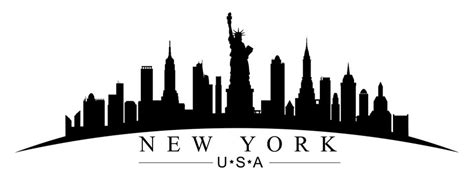 New York City Skyline Stencil