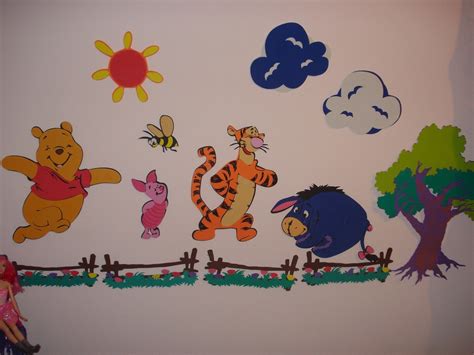 Kid's wall winnie and friends, Wall murals in kid's room | Flickr