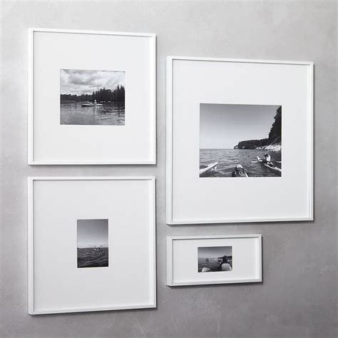 GalleryFrameWhiteWhtMatGrpFHS17 | Gallery wall frames, White picture frames, Picture frame wall