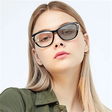 Transition sun photochromism Reading Glasses women Progressive Multifocal Lens Eyeglasses Unisex ...