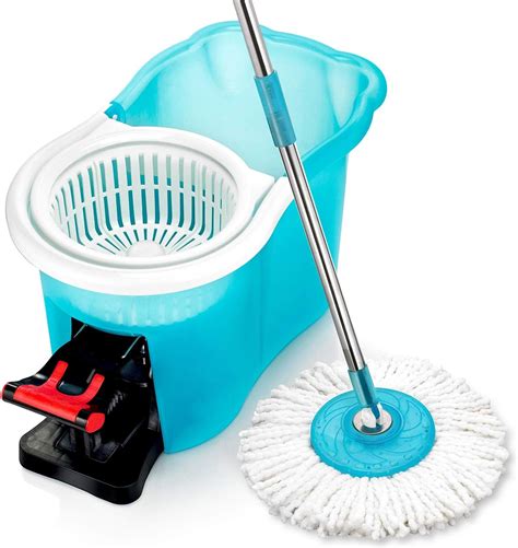 Hurricane Spin Mop Home Cleaning System by BulbHead, Floor Mop with Bucket Hardwood Floor ...