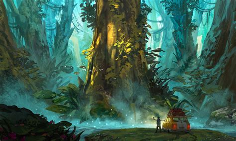 ArtStation - Giant forest