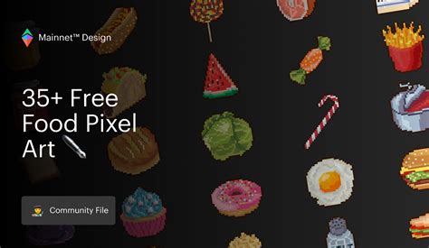 35+ Free Food Pixel Art ️(Community) | Figma