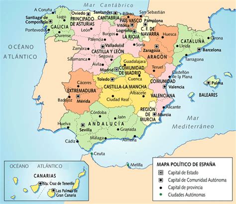 Geography and History Blog 1º ESO: España Político (CCAA y provincias con capitales)