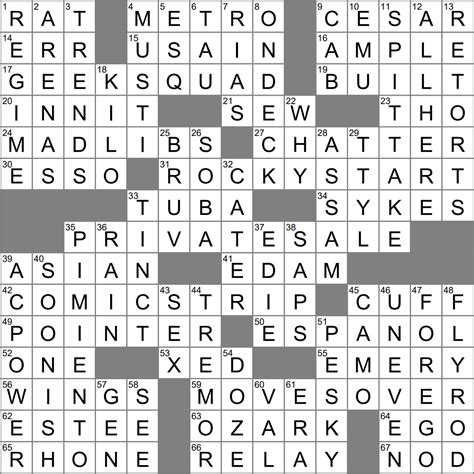 LA Times Crossword 12 May 23, Friday - LAXCrossword.com