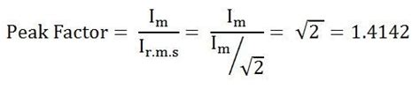 What is a Peak Factor? - definition - Circuit Globe