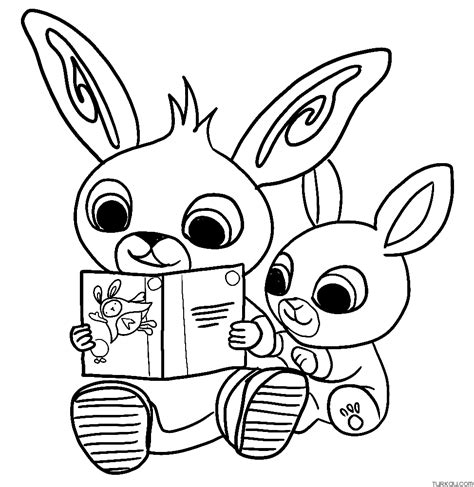 Bing Bunny Coloring Page » Turkau