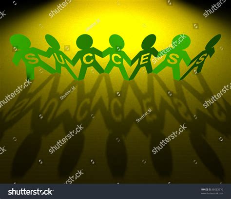 Paper people holding hands - Royalty Free Stock Photo 95053270 - Avopix.com