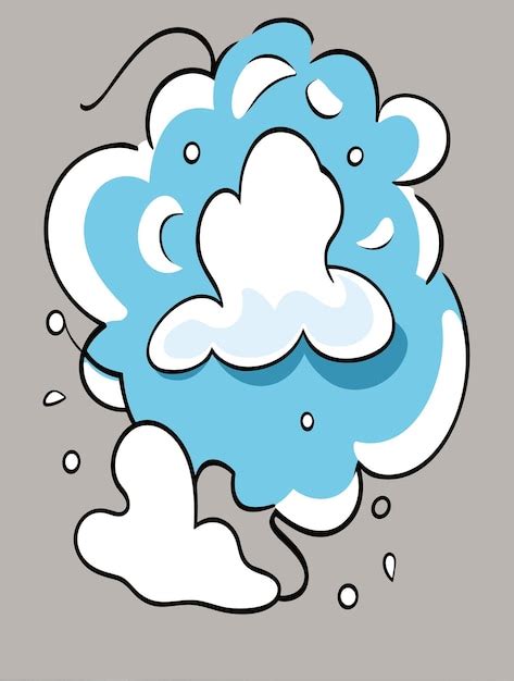 Premium Vector | 2d cartoon clouds vector design