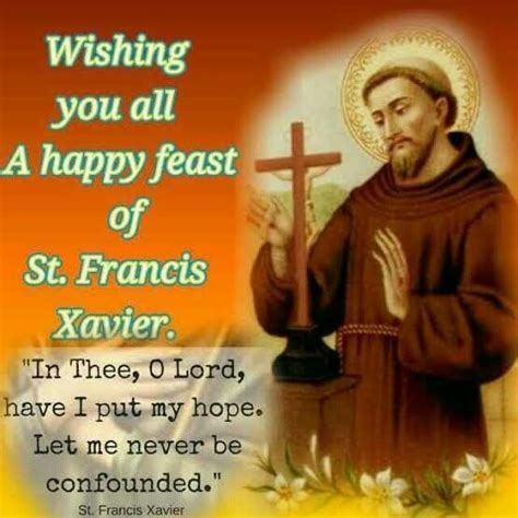 Feast of st francis xavier | Happy feast, Feast of st francis, Francis ...