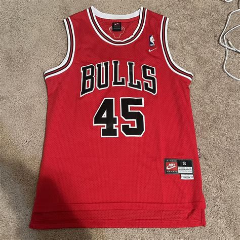 Michael Jordan Bulls Jersey -size marked S #jersey... - Depop