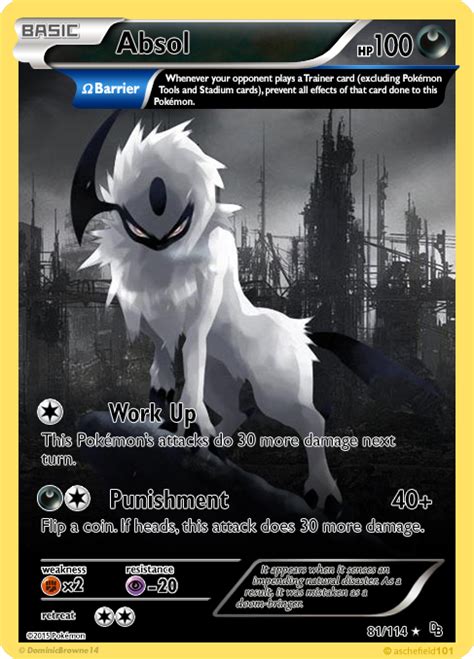 Absol - Half Art Card by DominicBrowne14 on DeviantArt