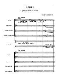 Prélude à l'après-midi d'un faune (Prelude to the Afternoon of a Faun), L.86 by C. Debussy on ...