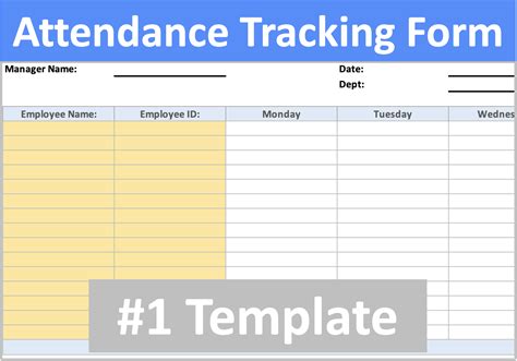 Attendance Tracking Form - Human Resources Software Online Tools