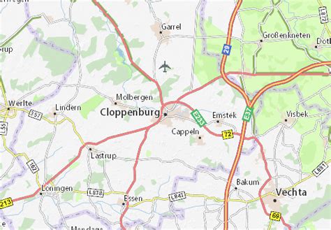 MICHELIN Cloppenburg map - ViaMichelin