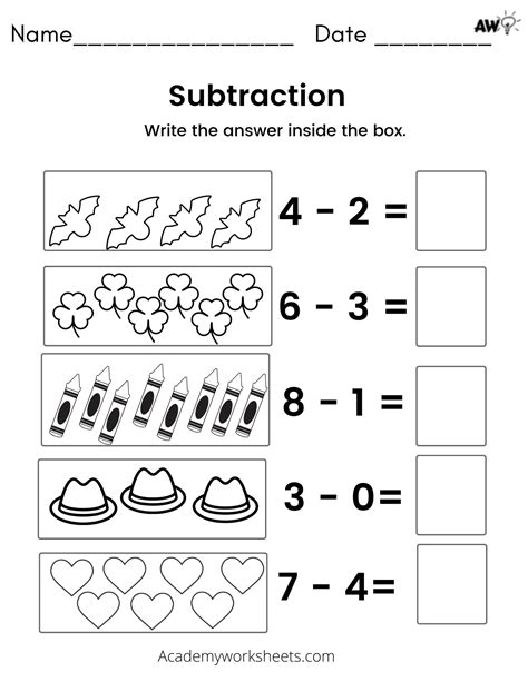 Math Problems Subtraction