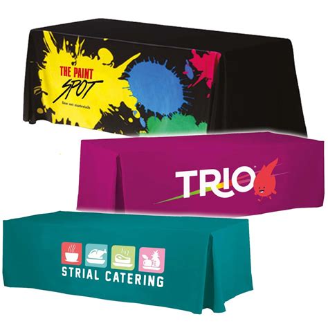Custom Tablecloth With Logo Design for Tradeshows