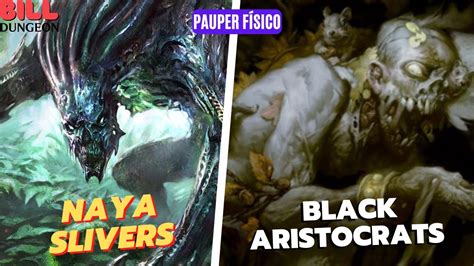 Naya Slivers Vs ☀ Mono Black Aristocrats | Gameplay MTG Pauper Físico - YouTube