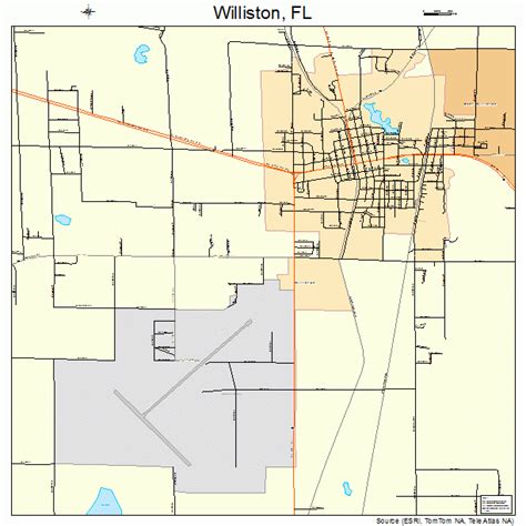 Williston Florida Street Map 1277825