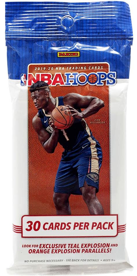 NBA Panini 2019-20 Hoops Basketball Trading Card VALUE Pack 30 Cards - ToyWiz