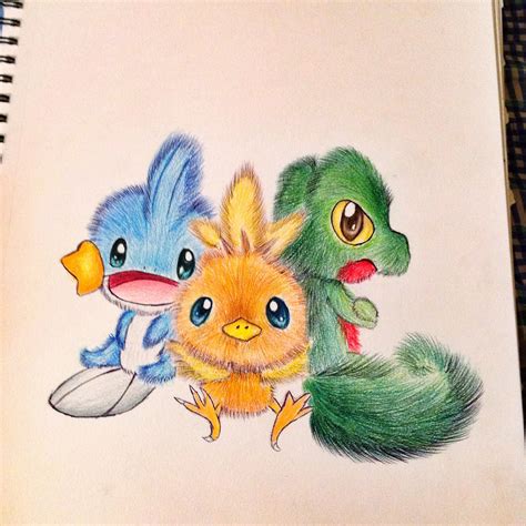 Hoenn starters drawing Starters, Pokemon, Drawings, Sketches, Drawing ...