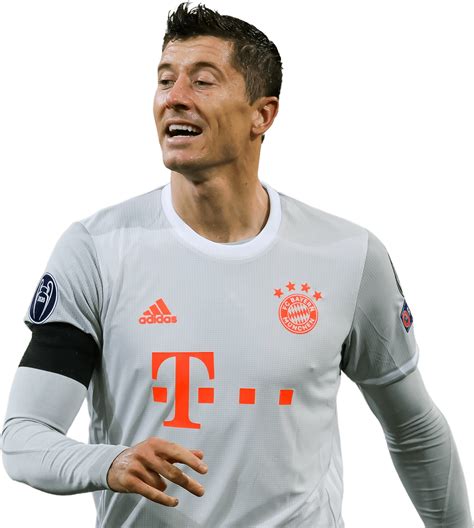 Robert Lewandowski Bayern Munich football render - FootyRenders