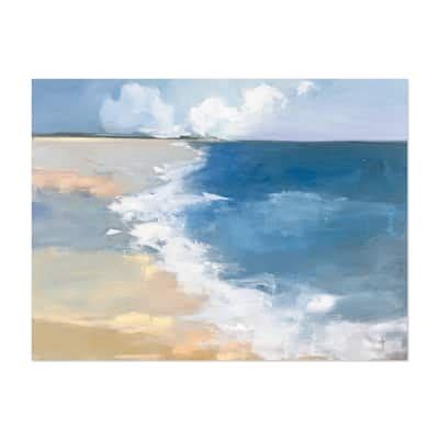 Open Shore Painting Beach Clouds Coastal Ocean Sea Art Print/Poster - Bed Bath & Beyond - 34881987