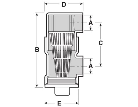 In-Line Drain Strainer | IPEX USA LLC