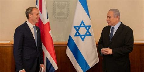 UK Foreign Minister Dominic Raab visits Israel, discusses trade, peace ...