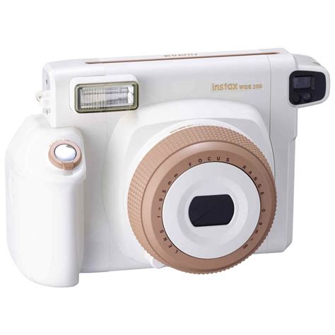 New Fujifilm Instax Wide 300 Camera In Pretty White & Milk Tea Colour