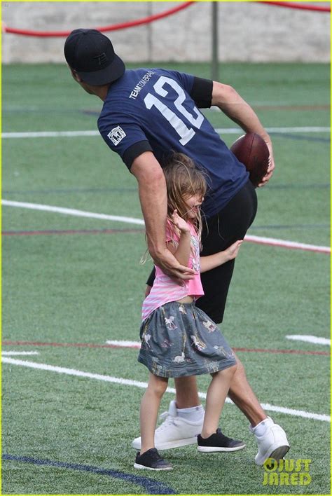 Tom Brady Plays Football with His Kids at Best Buddies Event!