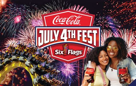 July 4th Fireworks Celebration Presented By Coca-Cola - Six Flags America